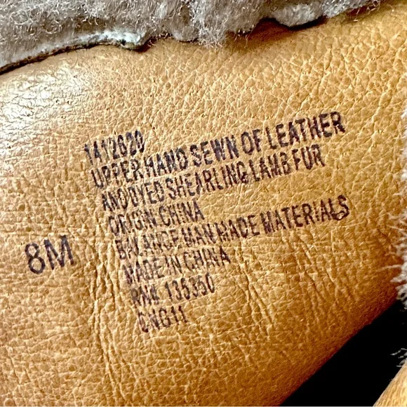 Sofft Sagan Suede Buckle Shearling Heeled Boots 8 - Picture 8 of 10